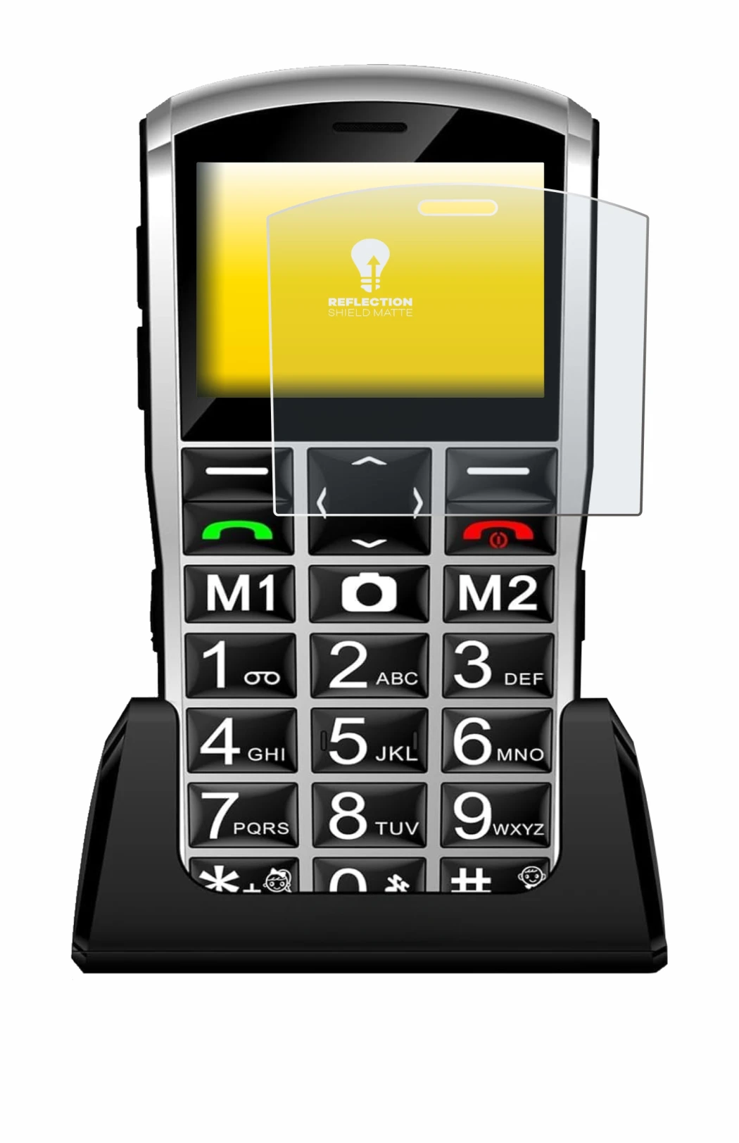 Immagine del dispositivo Artfone A400 Pro 4G con un'ampia varietà di protezioni per lo schermo.