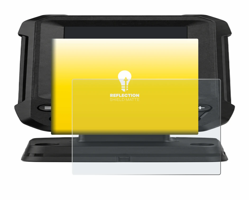 Immagine del dispositivo Lowrance Eagle 4 con un'ampia varietà di protezioni per lo schermo.