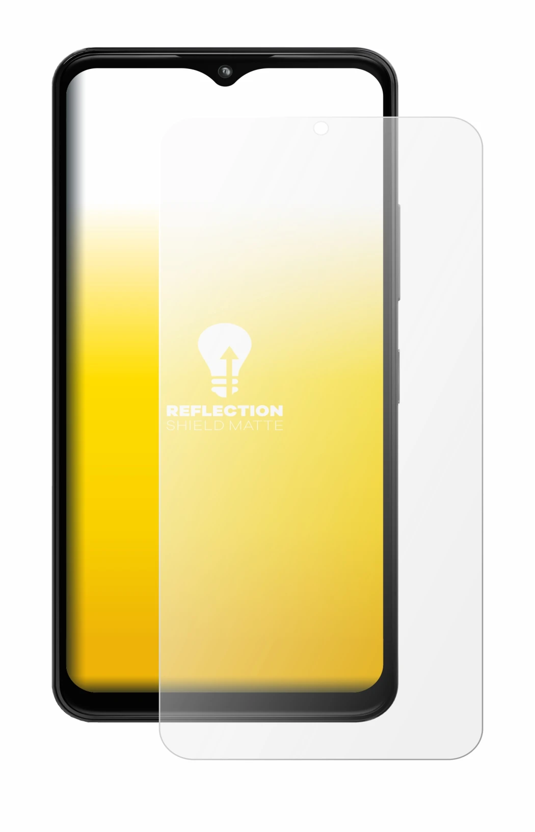 Immagine del dispositivo HMD Arc con un'ampia varietà di protezioni per lo schermo.