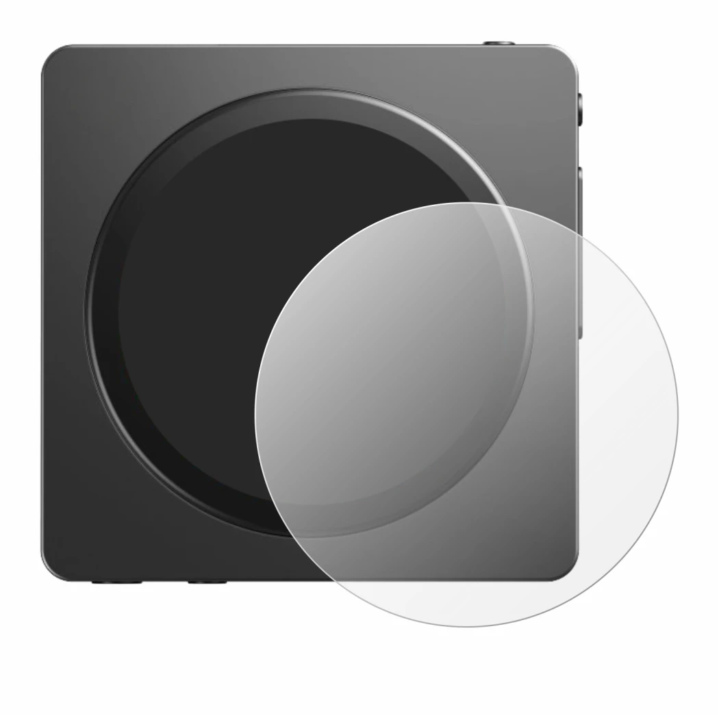 Immagine del dispositivo FiiO SnowSky Disc con un'ampia varietà di protezioni per lo schermo.