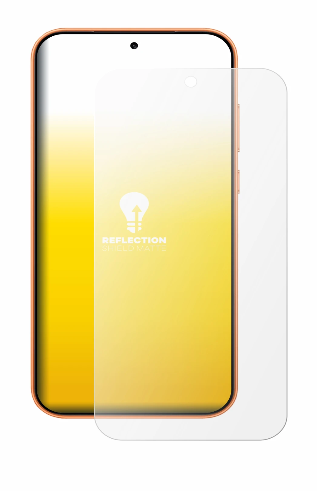 Immagine del dispositivo Oppo A7 Pro Max con un'ampia varietà di protezioni per lo schermo.
