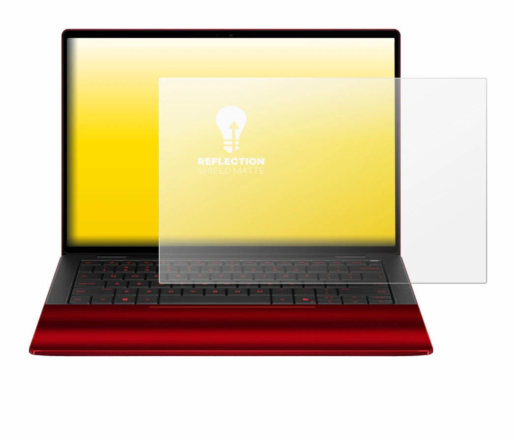 Immagine del dispositivo HP Scuderia Ferrari Notebook con un'ampia varietà di protezioni per lo schermo.