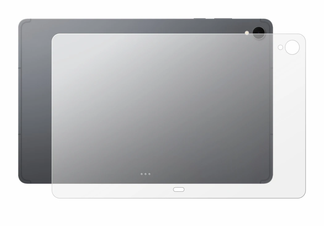 Immagine del dispositivo Samsung Galaxy Tab S12 Plus (Posteriore) con un'ampia varietà di protezioni per lo schermo.