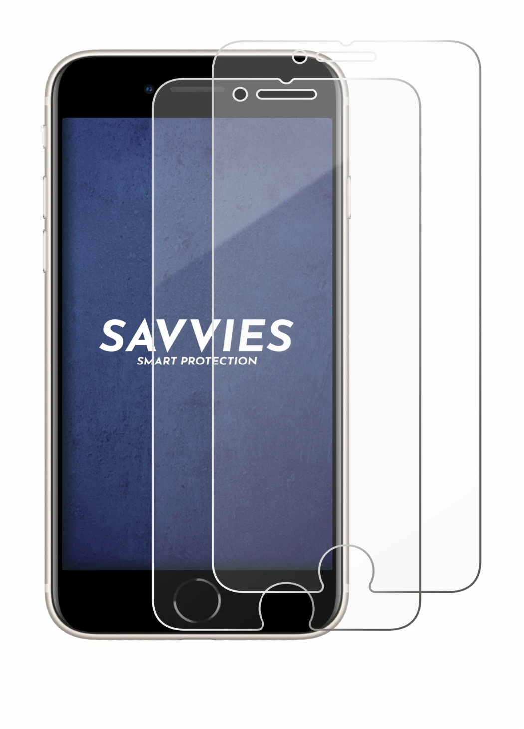 Immagine del dispositivo Apple iPhone SE 3 2022 con un'ampia varietà di protezioni per lo schermo.