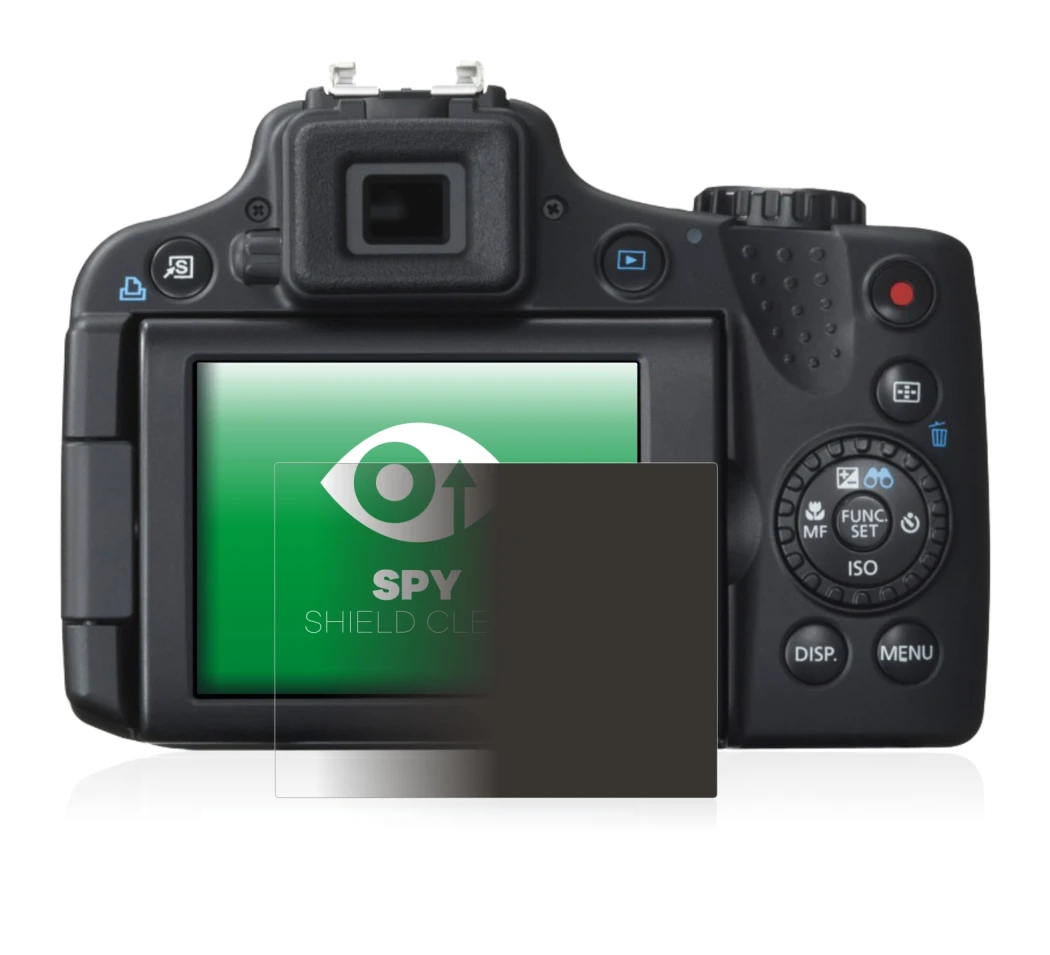 Immagine del dispositivo Canon PowerShot SX50 HS con un'ampia varietà di protezioni per lo schermo.