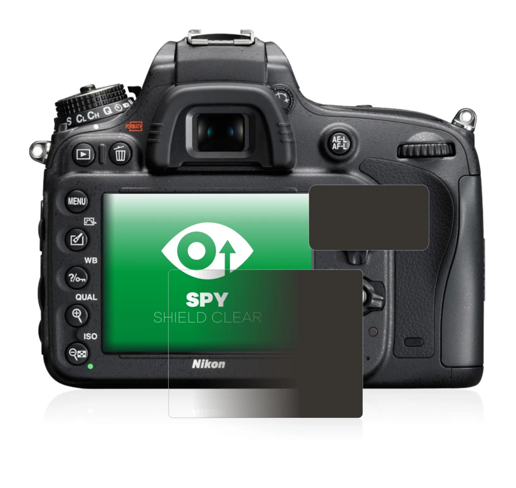 Immagine del dispositivo Nikon D610 con un'ampia varietà di protezioni per lo schermo.