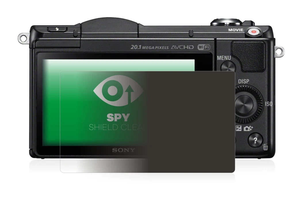 Immagine del dispositivo Sony Alpha 5000 (DSLR-A5000) con un'ampia varietà di protezioni per lo schermo.