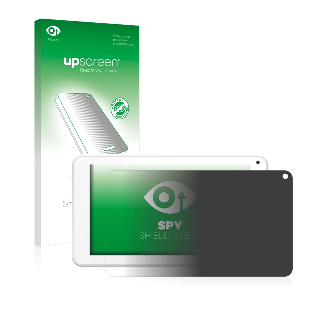 Parte frontale di una confezione del prodotto con il logo del marchio upscreen. Accanto è raffigurato il dispositivo BigBen Un