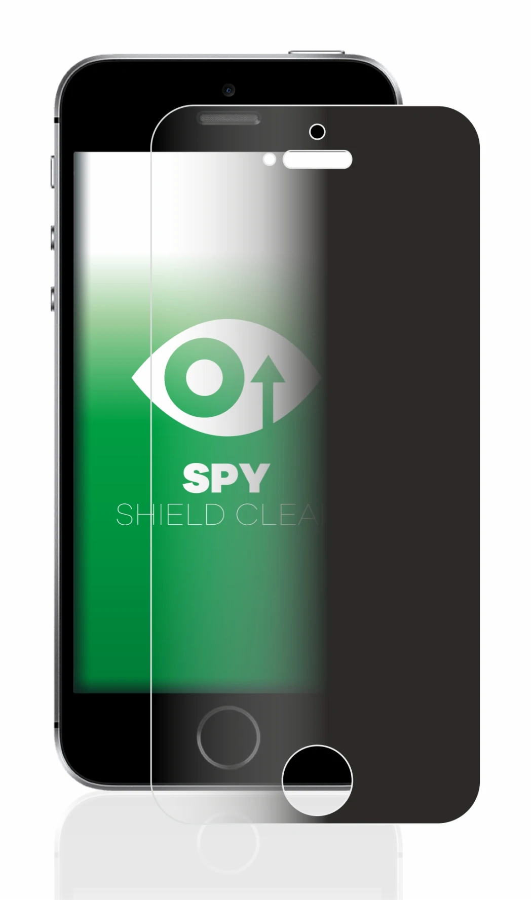 Immagine del dispositivo Apple iPhone SE 2016 con un'ampia varietà di protezioni per lo schermo.
