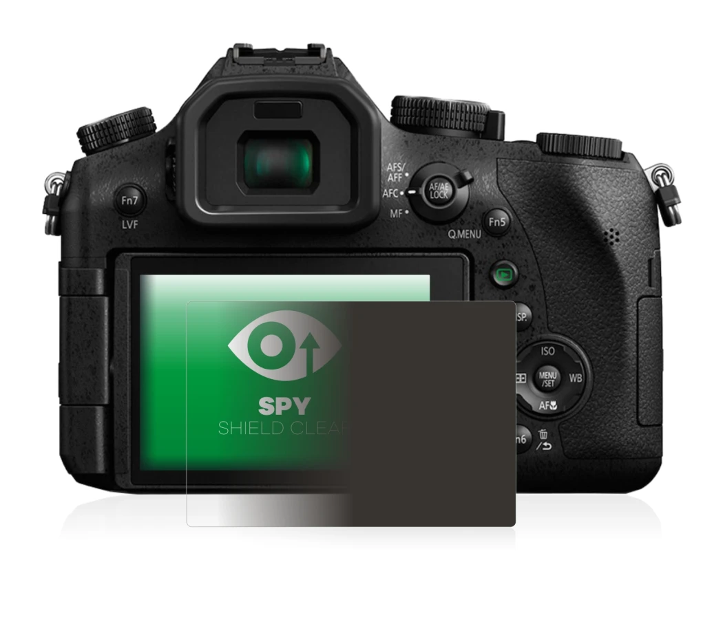 Immagine del dispositivo Panasonic Lumix DMC-FZ2000 con un'ampia varietà di protezioni per lo schermo.