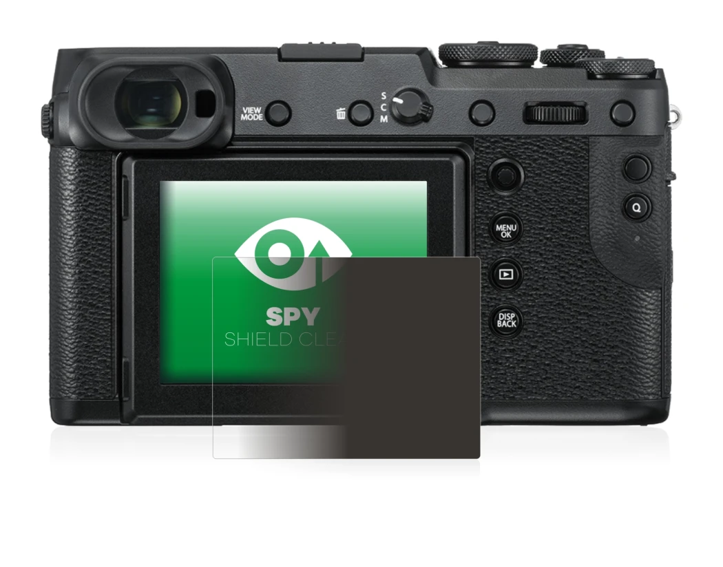 Immagine del dispositivo Fujifilm GFX 50R con un'ampia varietà di protezioni per lo schermo.