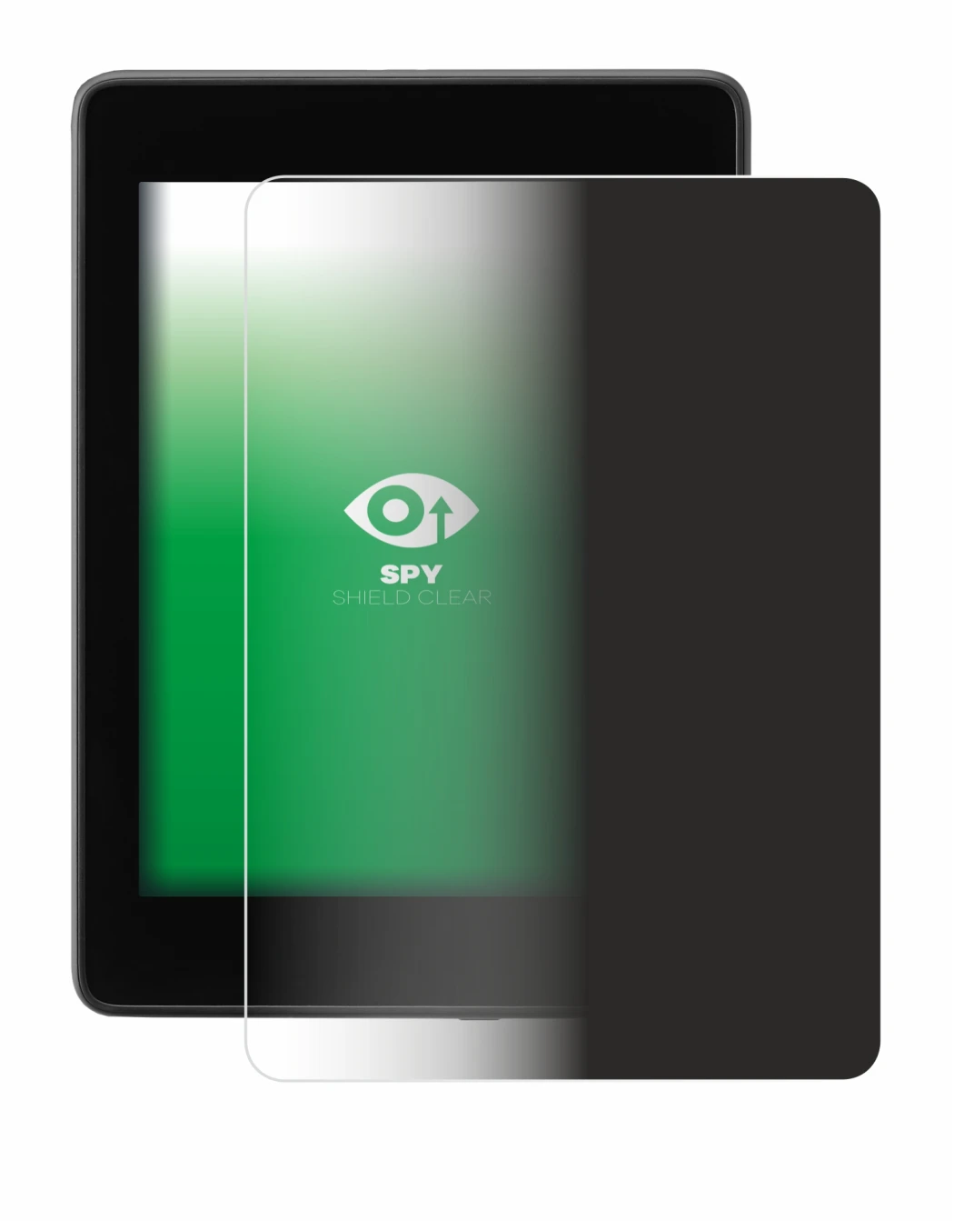 Immagine del dispositivo Amazon Kindle Paperwhite 2018 (10a Gen.) con un'ampia varietà di protezioni per lo schermo.