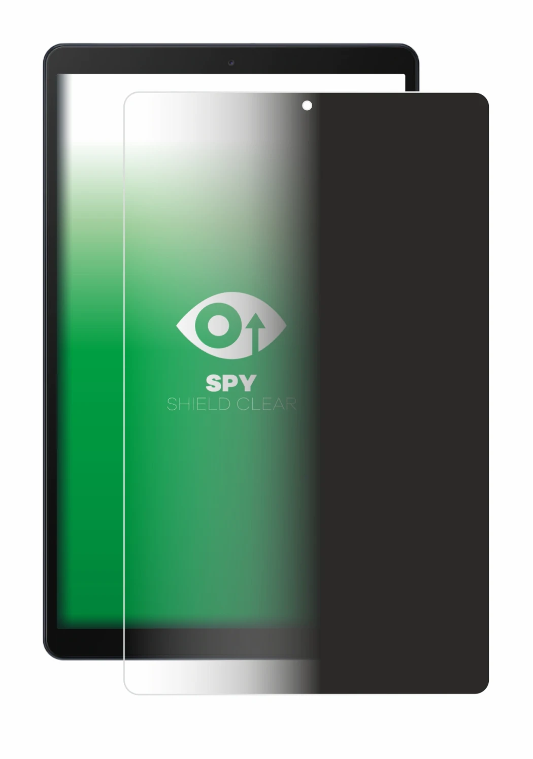 Immagine del dispositivo Samsung Galaxy Tab A 10.1 WiFi 2019 con un'ampia varietà di protezioni per lo schermo.