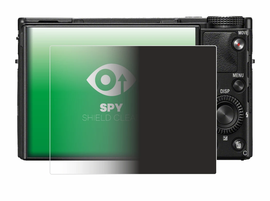 Immagine del dispositivo Sony Cyber-Shot DSC-RX100 VII con un'ampia varietà di protezioni per lo schermo.