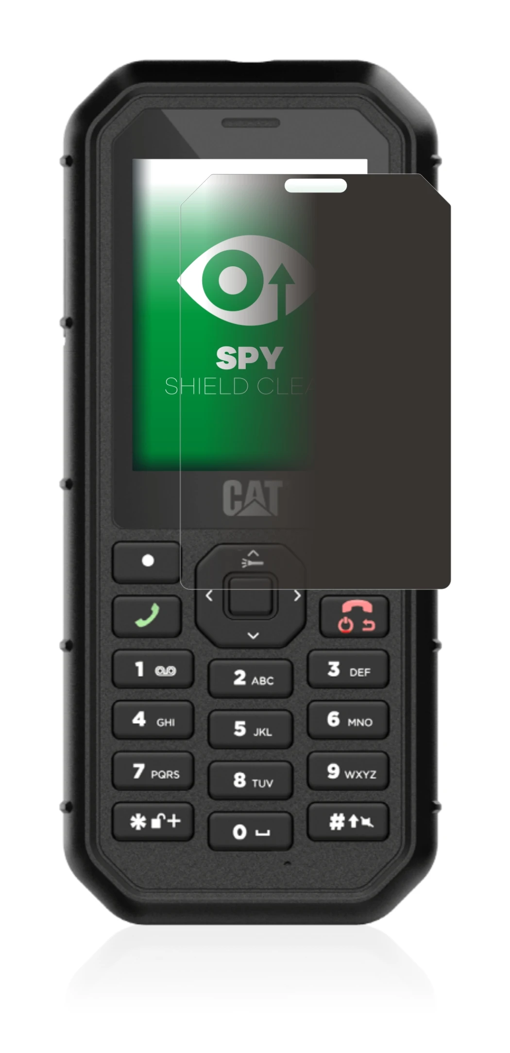 Immagine del dispositivo Caterpillar Cat B26 con un'ampia varietà di protezioni per lo schermo.