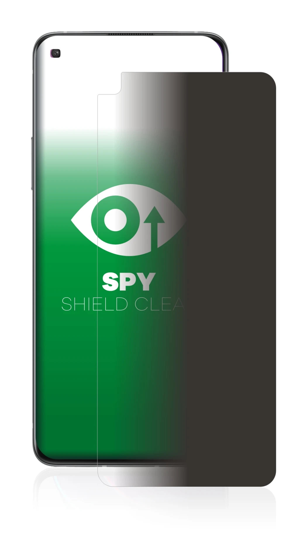 Immagine del dispositivo OnePlus 8T Plus con un'ampia varietà di protezioni per lo schermo.