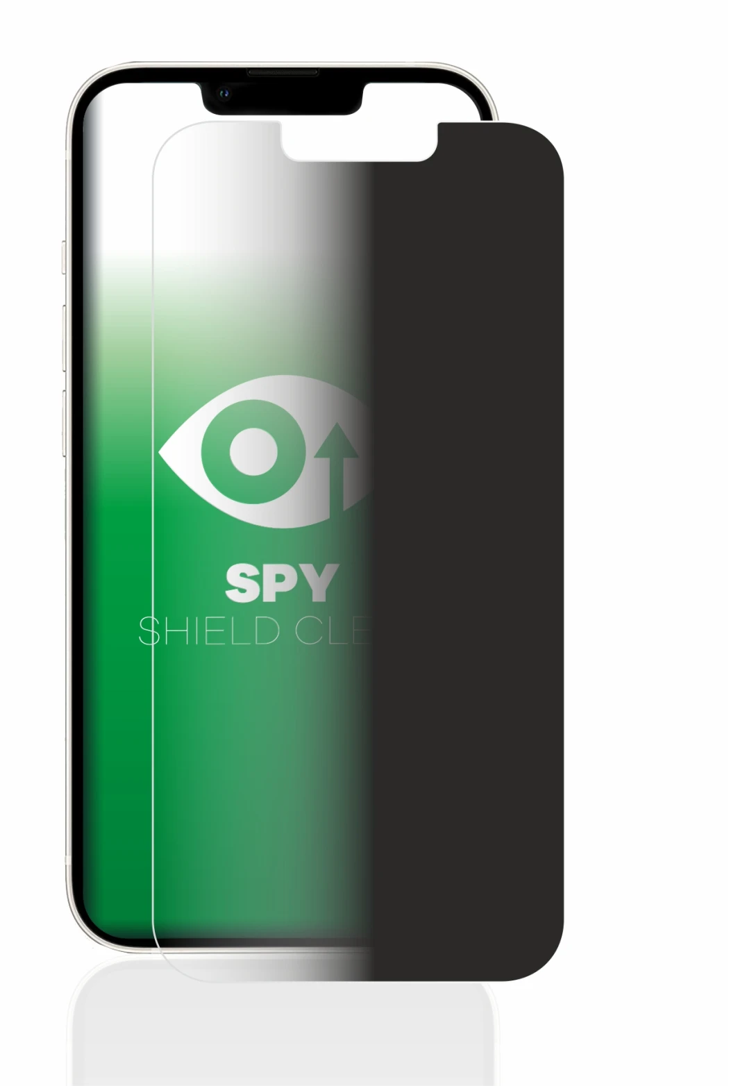 Immagine del dispositivo Apple iPhone 13 con un'ampia varietà di protezioni per lo schermo.