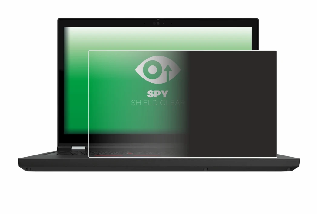 Immagine del dispositivo Lenovo ThinkPad P15 Gen 2 con un'ampia varietà di protezioni per lo schermo.