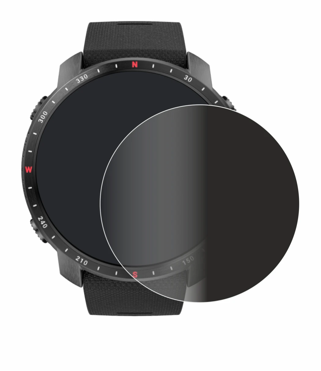 Immagine del dispositivo Polar Grit X Pro con un'ampia varietà di protezioni per lo schermo.