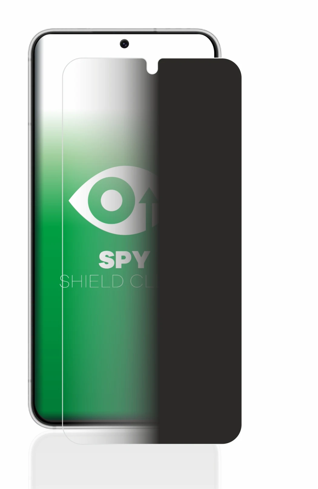 Immagine del dispositivo Samsung Galaxy S22 5G con un'ampia varietà di protezioni per lo schermo.