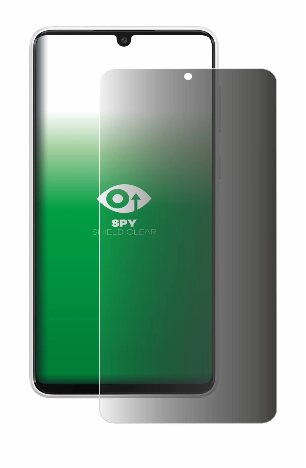 Immagine del dispositivo Samsung Galaxy A33 5G con un'ampia varietà di protezioni per lo schermo.