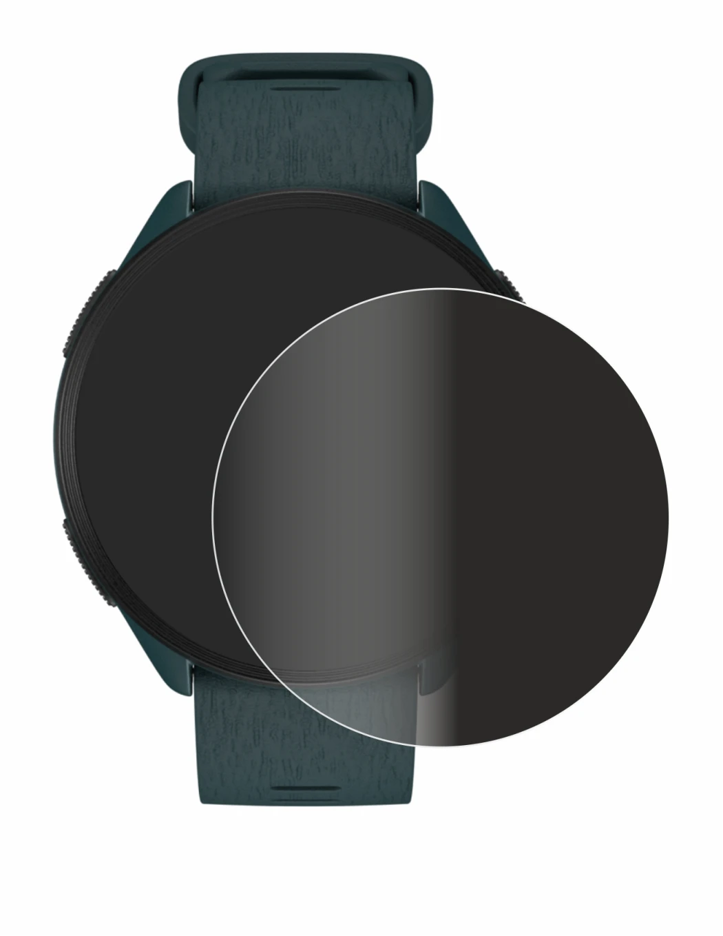 Immagine del dispositivo Polar Pacer con un'ampia varietà di protezioni per lo schermo.