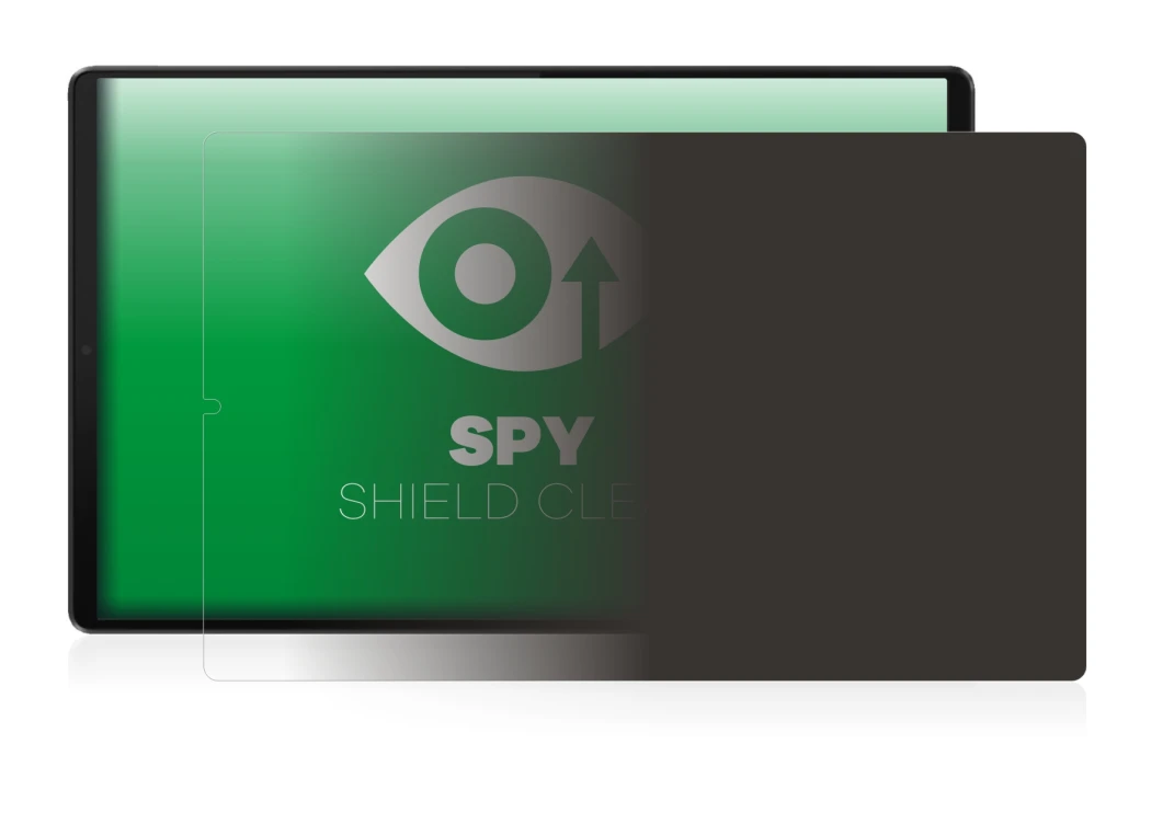 Immagine del dispositivo Lenovo Tab M10 FHD Plus (2a Gen.) con un'ampia varietà di protezioni per lo schermo.