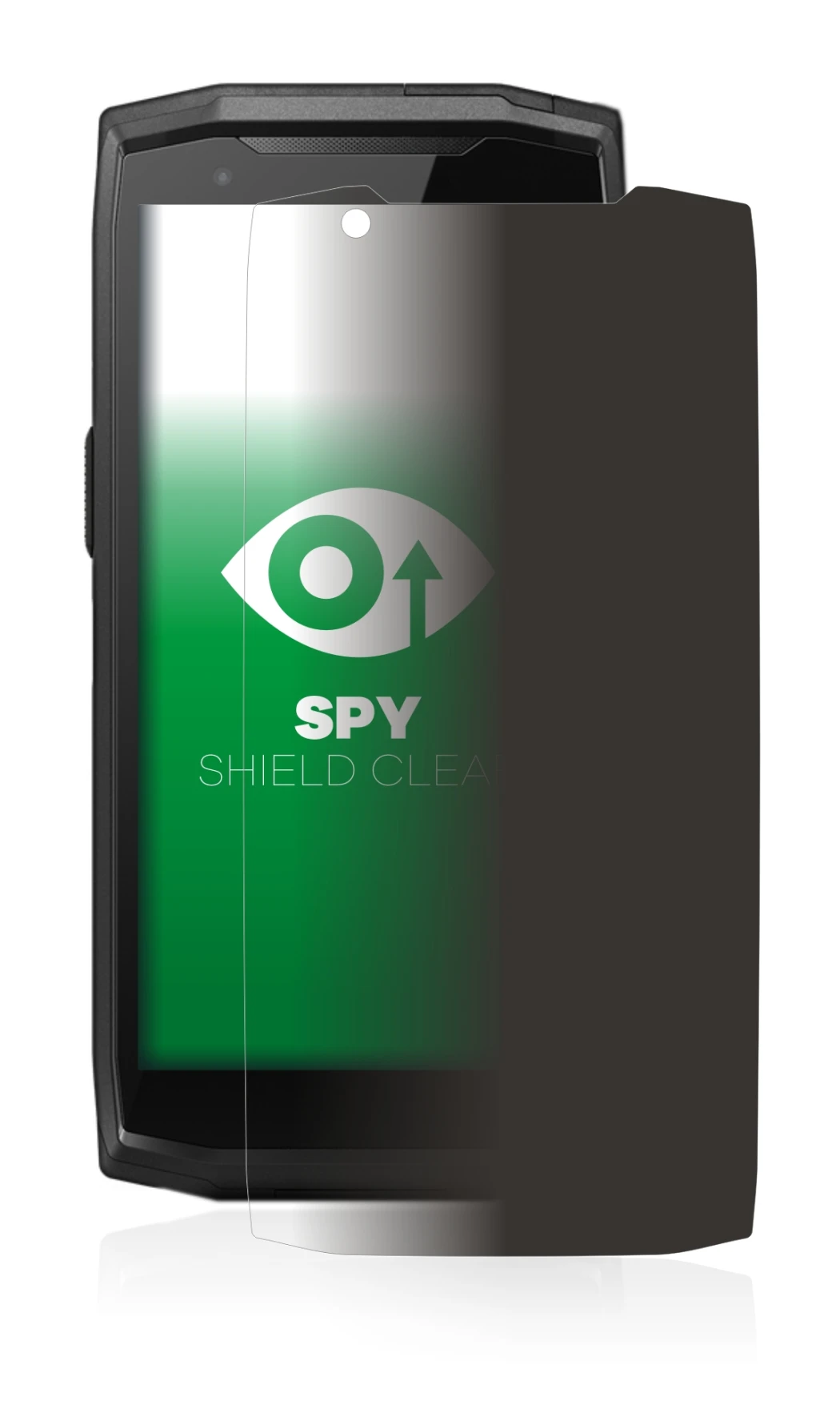 Immagine del dispositivo Crosscall Core-M5 con un'ampia varietà di protezioni per lo schermo.