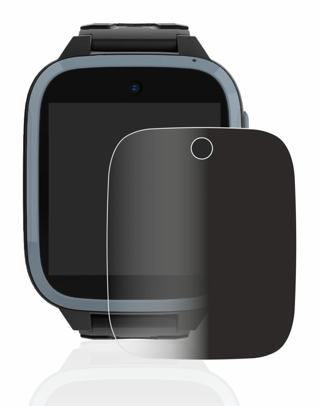 Immagine del dispositivo Xplora XGO3 (1a Gen.) con un'ampia varietà di protezioni per lo schermo.