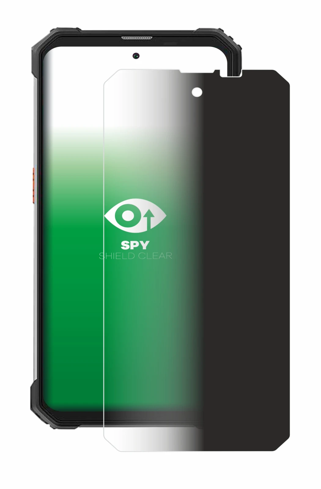 Immagine del dispositivo Blackview BV8900 con un'ampia varietà di protezioni per lo schermo.