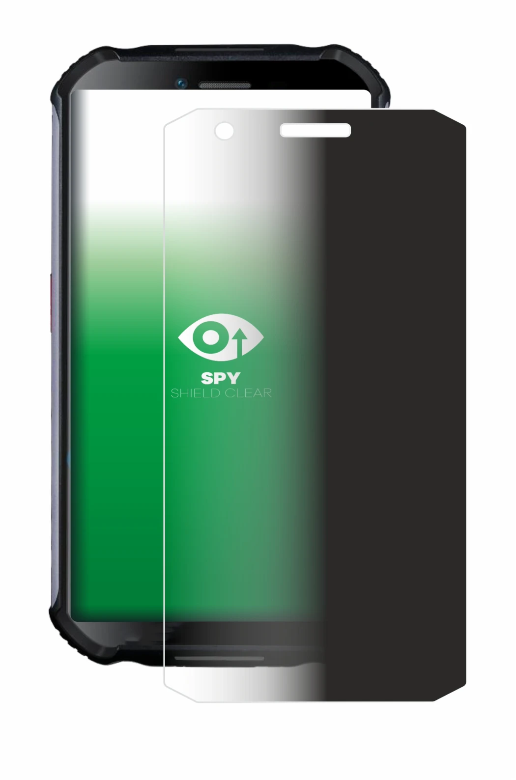 Immagine del dispositivo Doogee S41 Plus con un'ampia varietà di protezioni per lo schermo.
