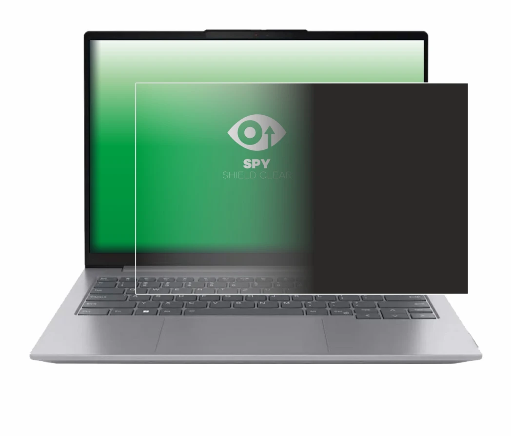 Immagine del dispositivo Lenovo ThinkBook 16 Gen 6 con un'ampia varietà di protezioni per lo schermo.