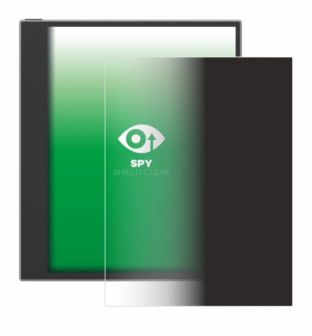 Immagine del dispositivo PocketBook InkPad Eo (2024) con un'ampia varietà di protezioni per lo schermo.