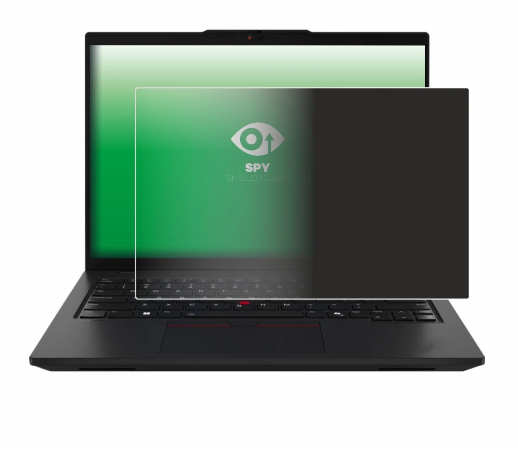 Immagine del dispositivo Lenovo ThinkPad L14 Gen 5 con un'ampia varietà di protezioni per lo schermo.