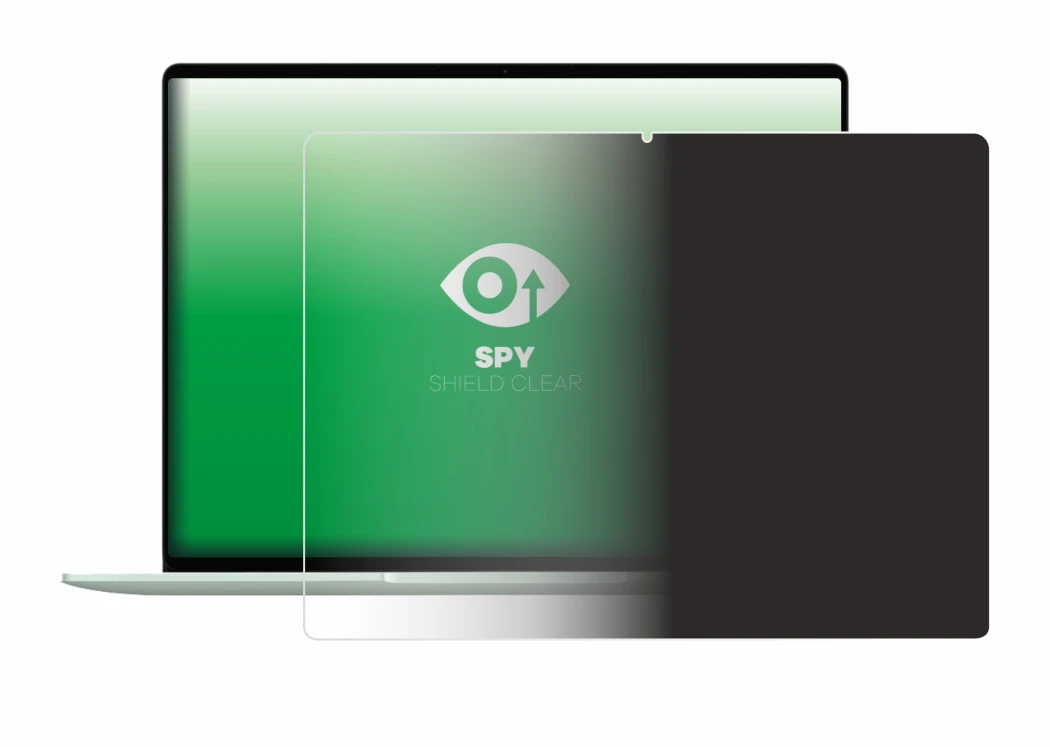 Immagine del dispositivo Huawei MateBook 14 2024 con un'ampia varietà di protezioni per lo schermo.