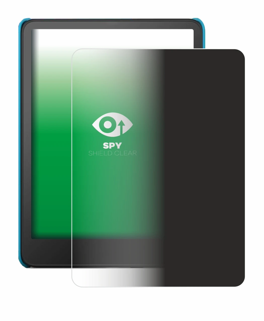 Immagine del dispositivo Amazon Kindle Paperwhite Kids 2024 con un'ampia varietà di protezioni per lo schermo.