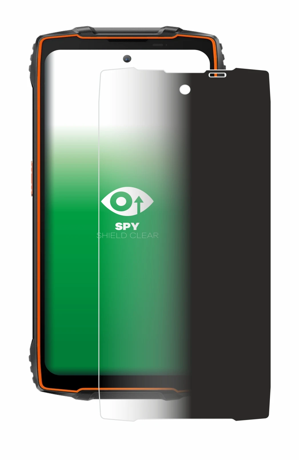 Immagine del dispositivo Blackview BV8200 con un'ampia varietà di protezioni per lo schermo.