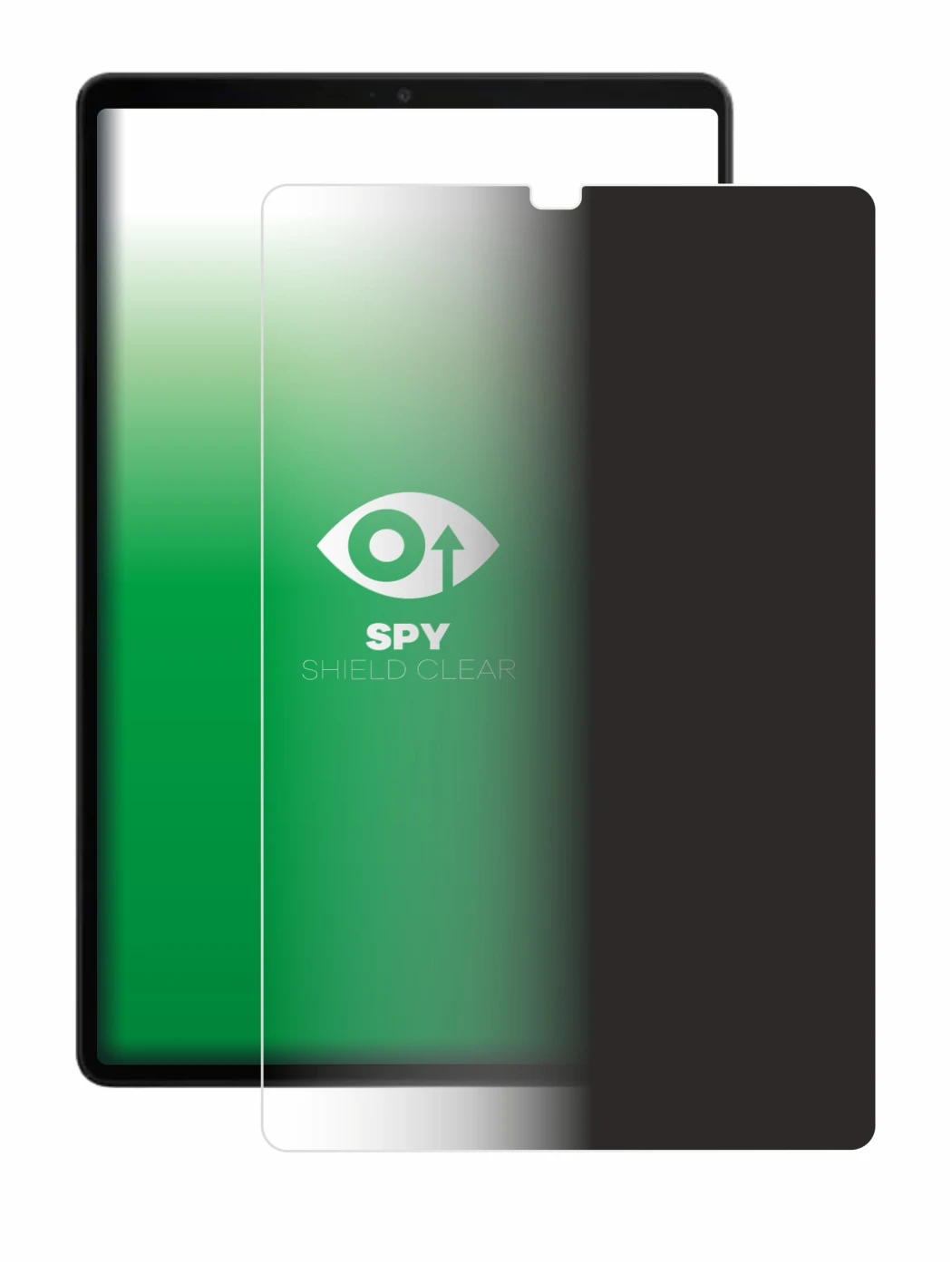 Immagine del dispositivo Lenovo Legion Tab Gen 3 con un'ampia varietà di protezioni per lo schermo.