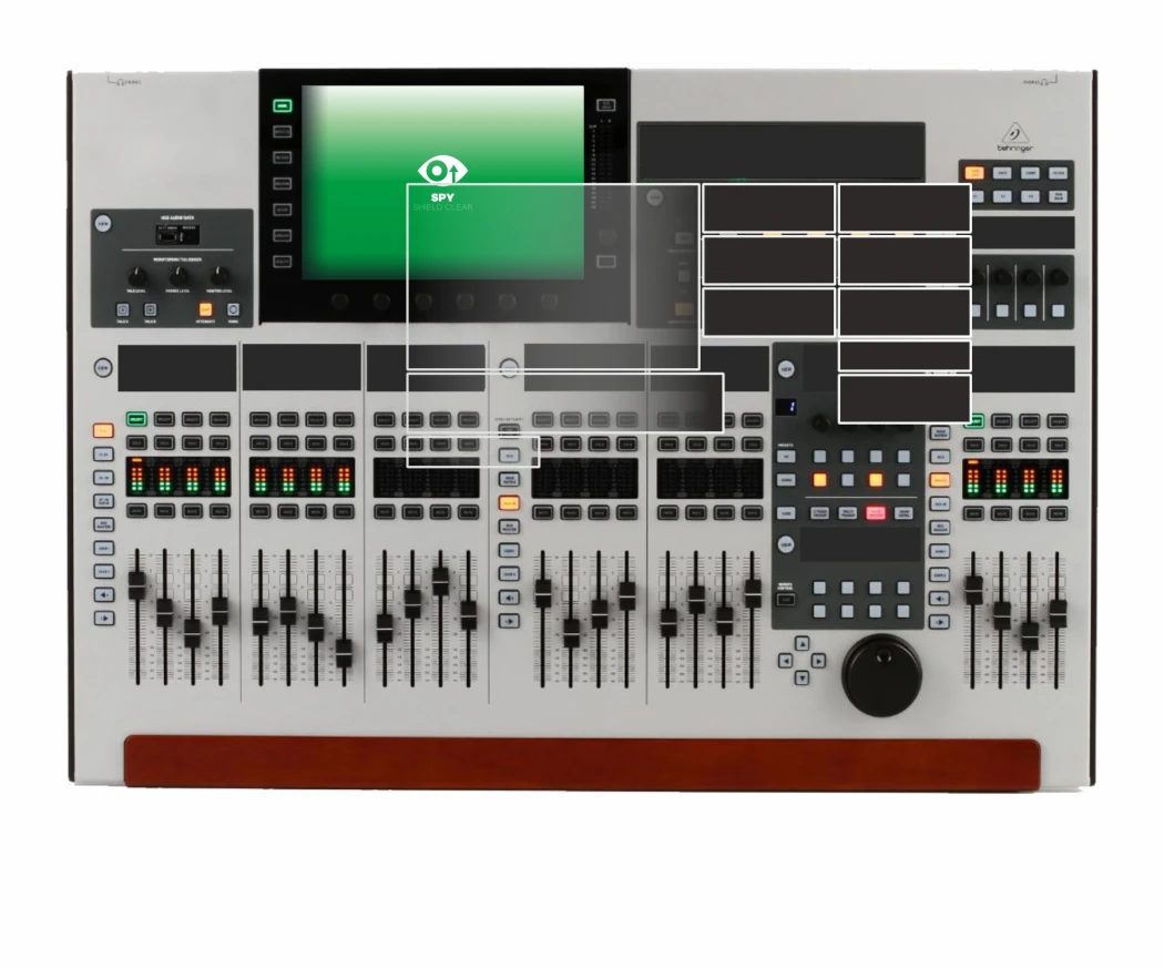 Immagine del dispositivo Behringer Wing (Set composto da 11 fogli) con un'ampia varietà di protezioni per lo schermo.