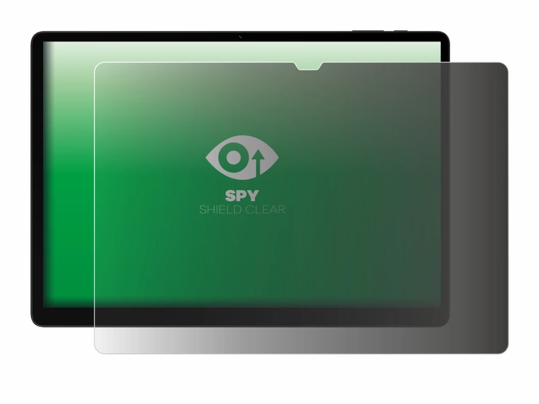 Immagine del dispositivo Doogee Tab E3 Max 14 con un'ampia varietà di protezioni per lo schermo.