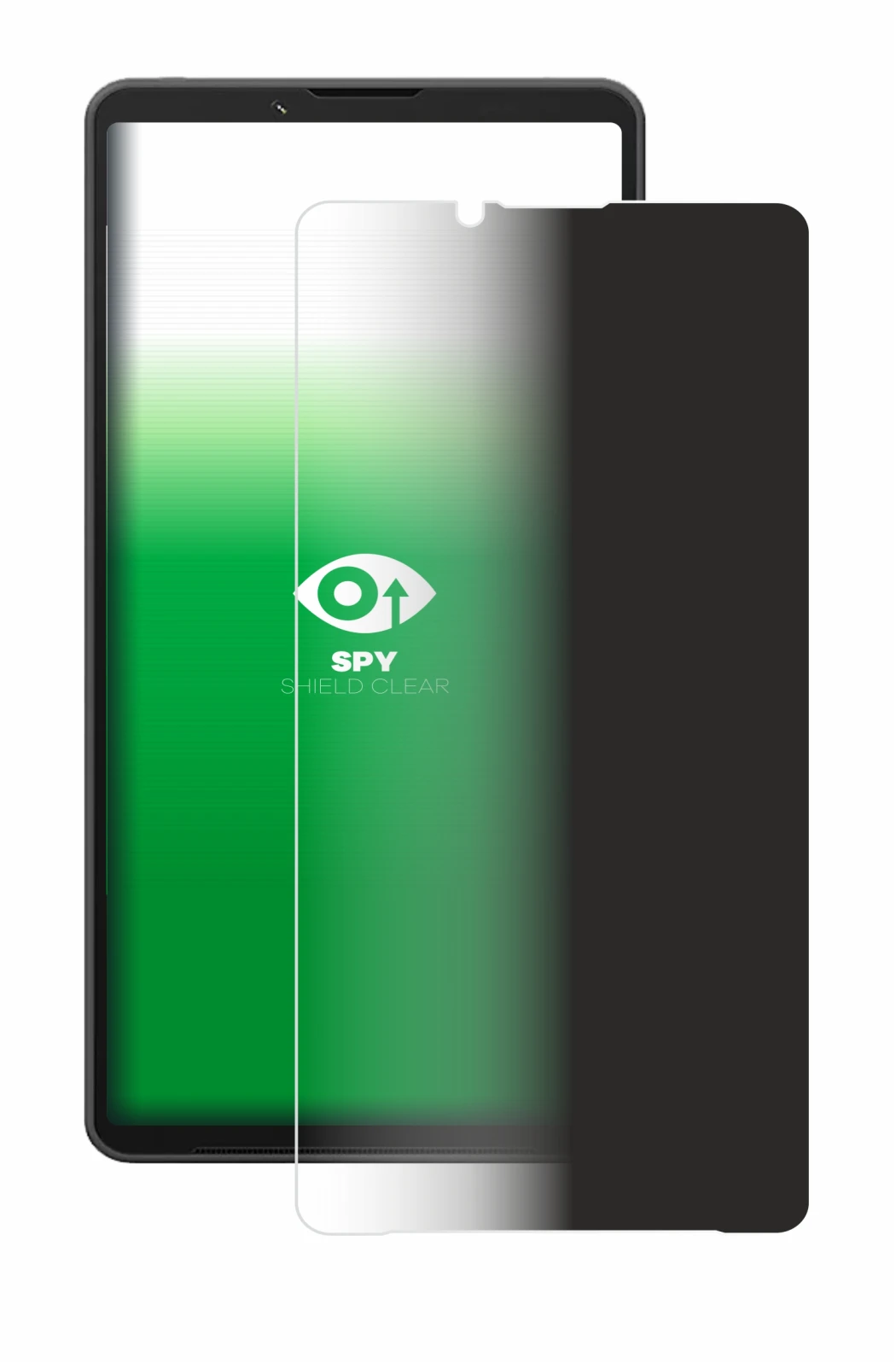 Immagine del dispositivo Sony Xperia 10 VII (case-friendly) con un'ampia varietà di protezioni per lo schermo.