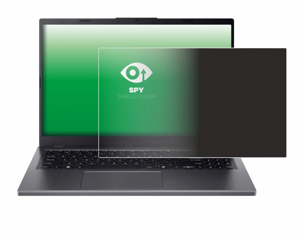 Immagine del dispositivo Acer Aspire 15 A15-51 con un'ampia varietà di protezioni per lo schermo.