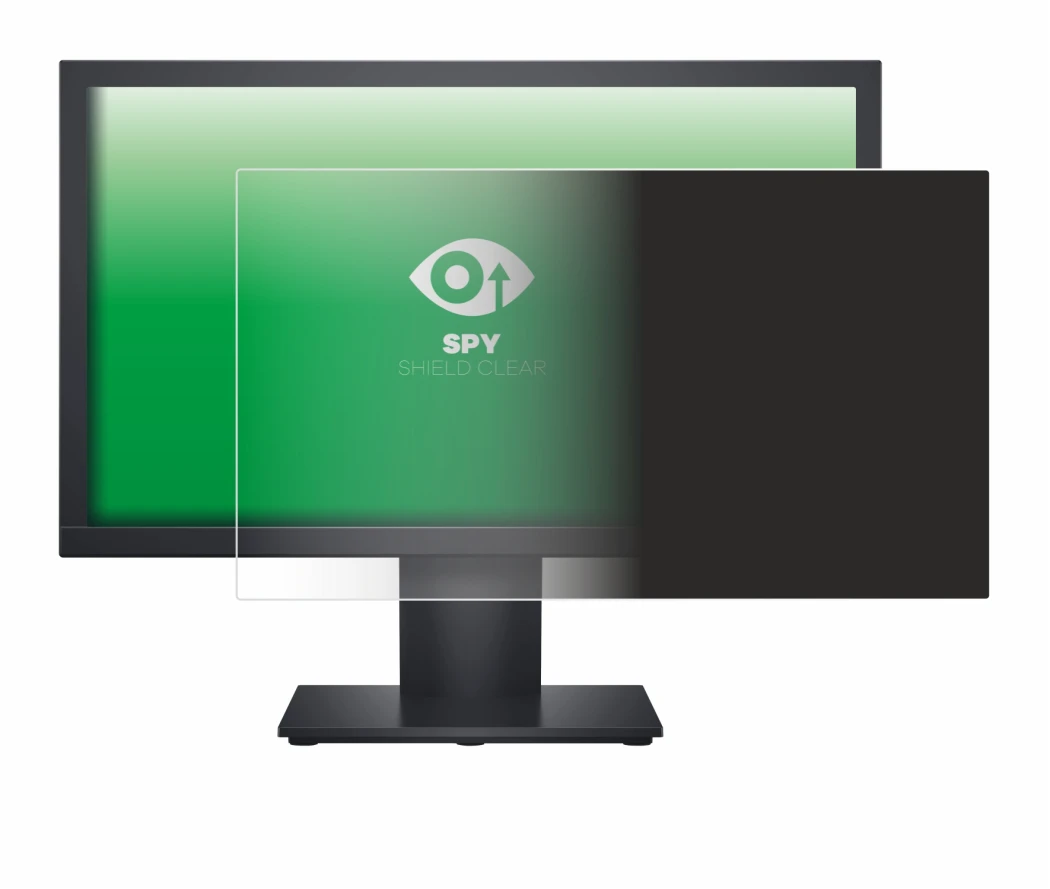 Immagine del dispositivo Dell E1920H con un'ampia varietà di protezioni per lo schermo.