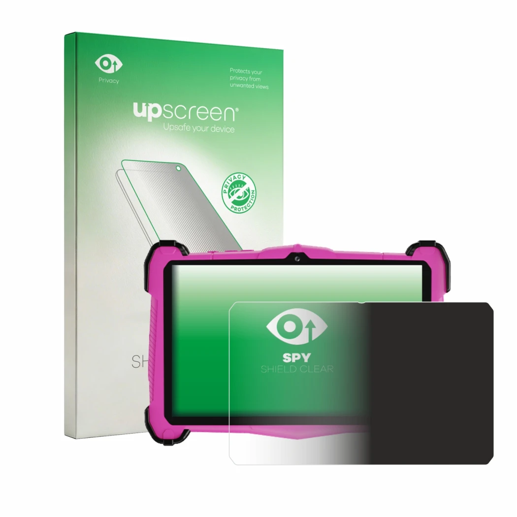 Parte frontale di una confezione del prodotto con il logo del marchio upscreen. Accanto è raffigurato il dispositivo EagleSoar