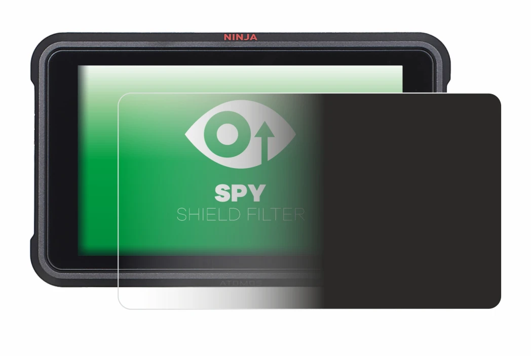 Immagine del dispositivo Atomos Ninja V con un'ampia varietà di protezioni per lo schermo.