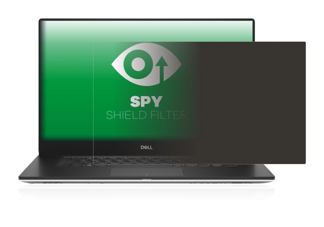 Immagine del dispositivo Dell Precision 5540 con un'ampia varietà di protezioni per lo schermo.