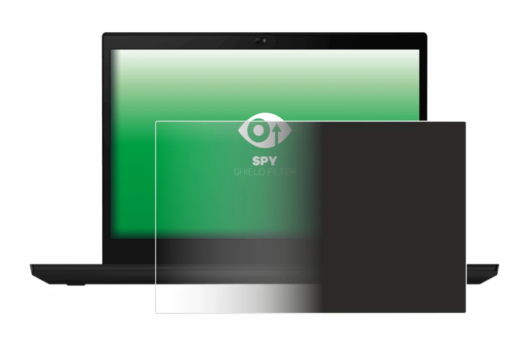 Immagine del dispositivo Lenovo ThinkPad T14 Gen 1 con un'ampia varietà di protezioni per lo schermo.