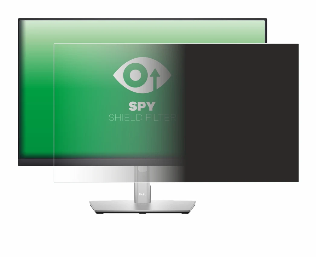 Immagine del dispositivo Dell P2422H con un'ampia varietà di protezioni per lo schermo.