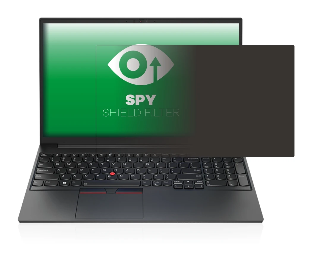 Immagine del dispositivo Lenovo ThinkPad E15 Gen 4 con un'ampia varietà di protezioni per lo schermo.