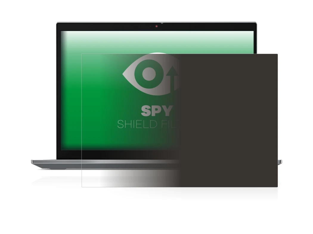 Immagine del dispositivo Lenovo ThinkPad T14s Gen 3 con un'ampia varietà di protezioni per lo schermo.